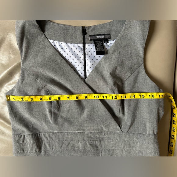 Grey sheath dress tag says 14 but check measurements - Picture 7 of 7
